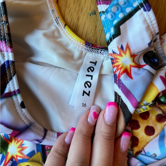 Terez girl bathing suit with emojis! - Picture 2 of 2